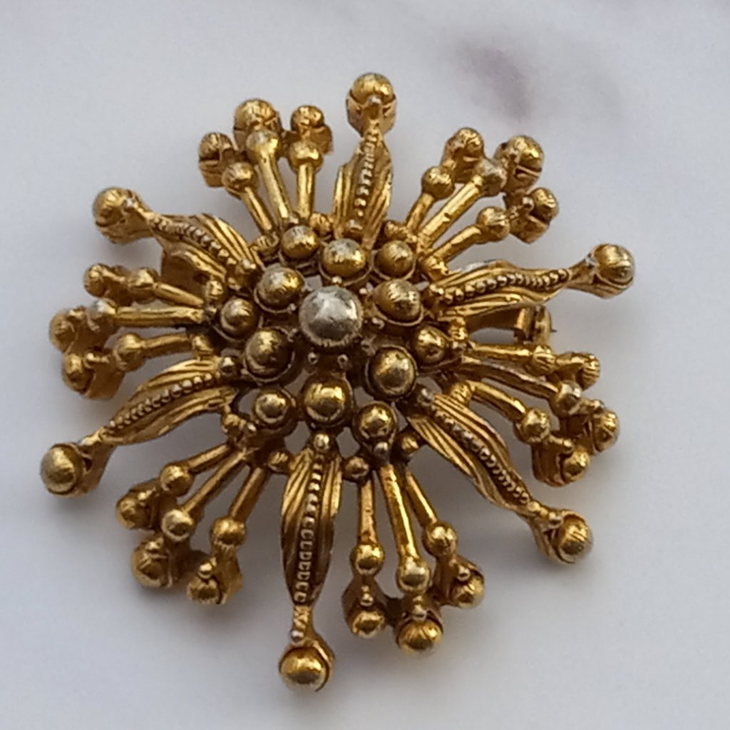 Florenza Mcm Atomic Starburst Tentacled Brooch 60$